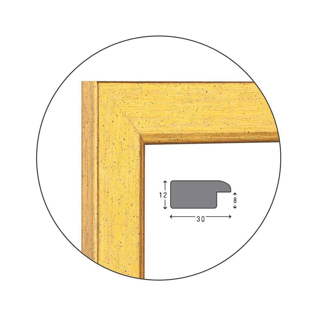Ramă Oro con punti | 3,0 cm